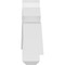 Ekena Millwork Alberta Architectural Grade PVC Gable Bracket, 72"W x 12"H x 4"D x 4"F, 4/12 Pitch GBP072X12X0404ALB00 - alternate 4